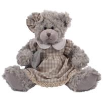 Opakowanie Misia Grace sukienka szara 33cm