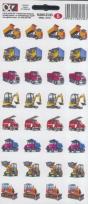 Opakowanie Naklejki Alfika i Zetki 6 Samochody budowlane