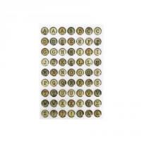 Opakowanie Naklejki Literki CRAFT SHOP