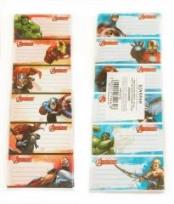 Opakowanie Naklejki na zeszyt STK Avengers