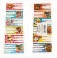 Opakowanie Naklejki na zeszyt STK paw patrol