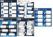 Opakowanie Naklejki na zeszyty RM-107 Real Madrid 3 (50szt)