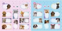 Opakowanie Naklejki na zeszyty Sweet Pets