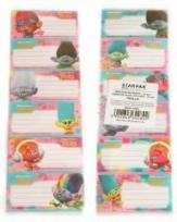 Opakowanie Naklejki na zeszyty Trolls 374828