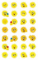 Opakowanie Naklejki papierowe słoneczka