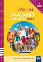 Okładka książki Nasze ćwiczenia Matematyka 3 Część 4