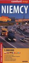 Opakowanie Niemcy mapa samochodowa 1:900 000