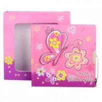 Opakowanie Pamiętnik z kluczykiem motyl