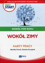 Okładka książki Pewny start Wokół pór roku Wokół zimy Karty pracy