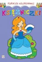 Okładka książki Pierwsze kolorowanki. Księżniczki