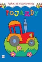 Okładka książki Pierwsze kolorowanki. Pojazdy