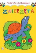 Okładka książki Pierwsze kolorowanki. Zwierzęta