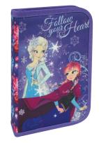 Opakowanie Piórnik 1 suwakowy dwuklapkowy z wyposażeniem Frozen