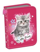 Opakowanie Piórnik dwuklapkowy bez wyposażenia My Little Friend Kot