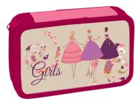 Opakowanie Piórnik dwukomorowy z wyposażeniem Girls Street