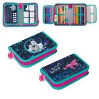 Opakowanie Piórnik z wyposażeniem 2kl Horses