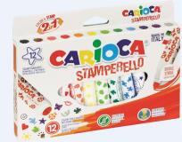 Opakowanie Pisaki stemple 12 kolorów CARIOCA