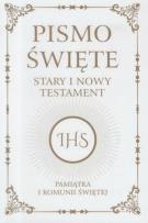 Okładka książki Pismo Święte ST i NT. Pamiątka I Komunii Świętej