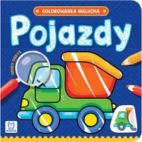 Okładka książki POJAZDY kolorowanka malucha