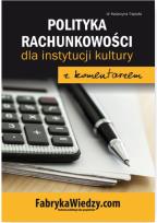 Okładka książki Polityka rachunkowości 2017 dla instytucji kultury z komentarzem