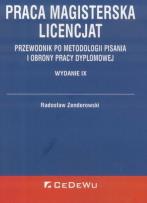 Okładka książki Praca magisterska. Licencjat