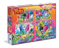 Opakowanie Puzzle Trolle 4 w 1