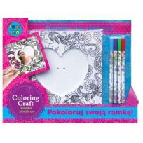 Okładka książki Ramka do kolorowania MDF- serce (STN-32-22)