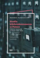Okładka książki Studia bibliotekoznawcze w Polsce