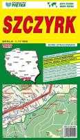 Opakowanie Szczyrk mapa samochodowa 1:17 000