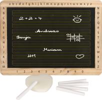 Opakowanie Tablica w linie z gąbką i kredkami