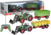 Opakowanie Traktor zdalnie sterowany + przyczepa 2 modele mix