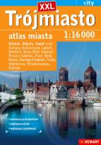 Okładka książki Trójmiasto plus 14 XXL atlas miasta