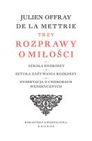 Okładka książki Trzy rozprawy o miłości