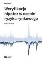 Okładka książki Weryfikacja hipotez w ocenie ryzyka rynkowego