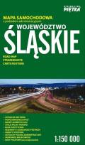 Okładka książki Województwo śląskie mapa samochodowa 1:150 000