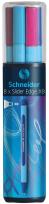 Opakowanie Zestaw długopisów w tubie Schneider Slider Edge, XB, 8 sztuk miks kolorów
