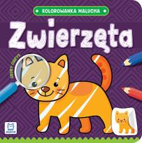 Okładka książki ZWIERZĘTA kolorowanka malucha
