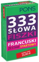 Okładka książki 333 Słowa Fiszki Francuski Zestaw startowy