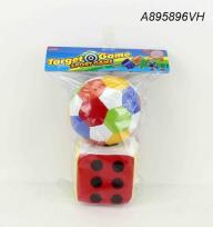 Opakowanie 5'' piłka + kostka do gry