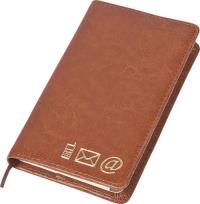 Opakowanie Adresownik A6 ekoskóra jasny brąz