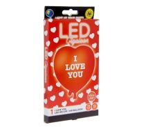 Opakowanie Balon foliowy świecący LED I Love You