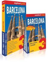 Okładka książki Barcelona explore! Guide 3w1: przewodnik + atlas + mapa