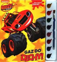 Okładka książki Blaze i megamaszyny. Książka z farbkami nr 1