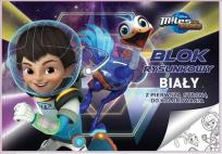 Opakowanie Blok rysunkowy A4 Miles z przyszłości 20 kartek z pierwszą stroną do kolorowania 10 sztuk