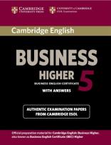 Opakowanie Cambridge English Business Higher 5 Student's Book with Answers