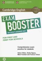 Okładka książki Cambridge English Exam Booster for First and First for Schools with Audio  Comprehensive Exam Practice for Students
