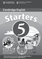 Opakowanie Cambridge Young Learners English Tests Starters 5 Answer Booklet