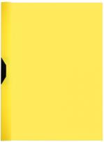 Okładka książki Cienka teczka z klipsem żółta Optima