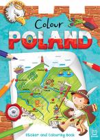 Okładka książki Colour Poland. Sticker and  Colouring Book for Children