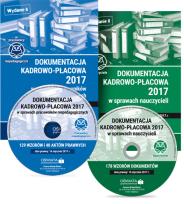 Okładka książki Dokumentacja kadrowo-płacowa w sprawach nauczycieli + Dokumentacja kadrowo-płacowa w sprawac